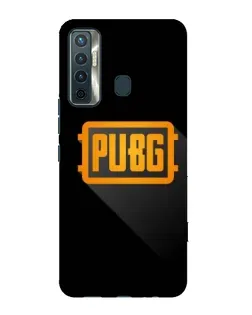 Чехол для TECNO Camon 17 с картинкой «PUBG — рамка лого»
