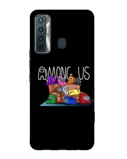 Чехол для TECNO Camon 17 с картинкой «Логотип Among Us»