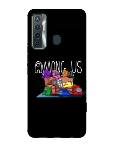 Чехол для TECNO Camon 17 с картинкой «Логотип Among Us» Чехол для TECNO Camon 17 с картинкой «Логотип Among Us»