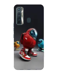 Чехол для TECNO Camon 17 с картинкой «Among Us — 3D стиль»