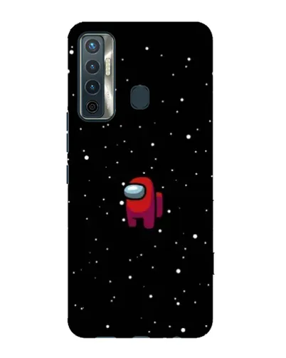 Чехол для TECNO Camon 17 с картинкой «Красный Among Us» Чехол для TECNO Camon 17 с картинкой «Красный Among Us»