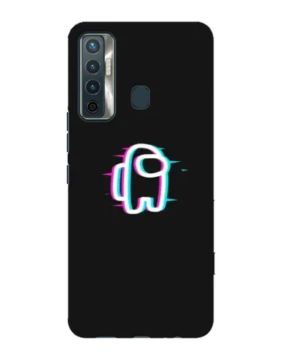 Чехол для TECNO Camon 17 с картинкой «Among Us неон» Чехол для TECNO Camon 17 с картинкой «Among Us неон»