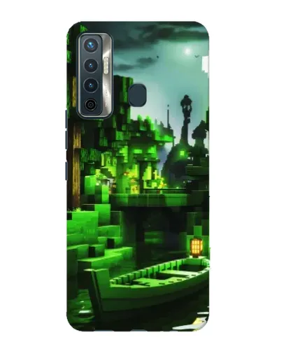 Чехол для TECNO Camon 17 с картинкой «Minecraft лесной пейзаж» Чехол для TECNO Camon 17 с картинкой «Minecraft лесной пейзаж»