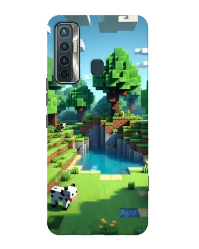 Чехол для TECNO Camon 17 с картинкой «Minecraft летний день» Чехол для TECNO Camon 17 с картинкой «Minecraft летний день»