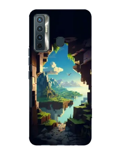 Чехол для TECNO Camon 17 с картинкой «Вид из пещеры» Чехол для TECNO Camon 17 с картинкой «Вид из пещеры»