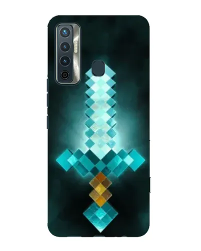 Чехол для TECNO Camon 17 с картинкой «Алмазный меч неон» Чехол для TECNO Camon 17 с картинкой «Алмазный меч неон»