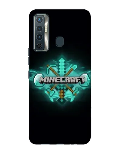 Чехол для TECNO Camon 17 с картинкой «Minecraft Diamond лого» Чехол для TECNO Camon 17 с картинкой «Minecraft Diamond лого»
