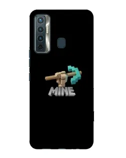 Чехол для TECNO Camon 17 с картинкой «Алмазная кирка»