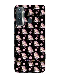 Чехол для TECNO Camon 17 с картинкой «Magic Unicorn паттерн»