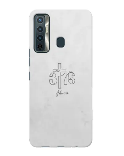 Чохол для TECNO Camon 17 з картинкою «Івана 3:16 Хрест» Чохол для TECNO Camon 17 з картинкою «Івана 3:16 Хрест»
