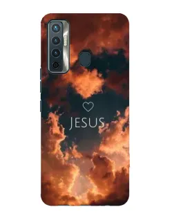 Чехол для TECNO Camon 17 с картинкой «Сияние Имени Jesus»