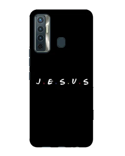 Чохол для TECNO Camon 17 з картинкою «Крапки віри J.E.S.U.S.» Чохол для TECNO Camon 17 з картинкою «Крапки віри J.E.S.U.S.»