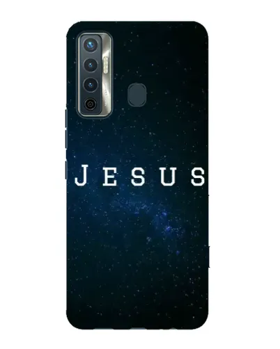 Чохол для TECNO Camon 17 з картинкою «Зоряне небо Jesus» Чохол для TECNO Camon 17 з картинкою «Зоряне небо Jesus»