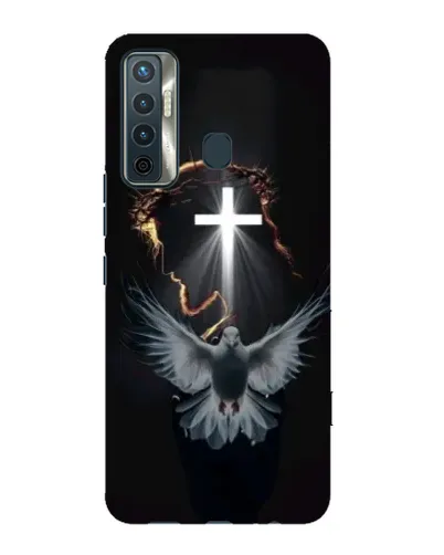 Чохол для TECNO Camon 17 з картинкою «Голуб та Світло» Чохол для TECNO Camon 17 з картинкою «Голуб та Світло»