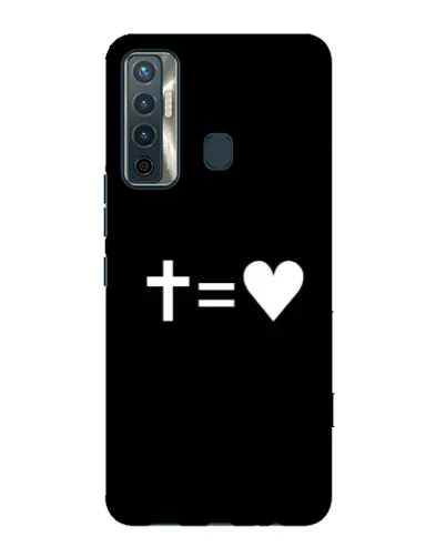 Чохол для TECNO Camon 17 з картинкою «Хрест та Серце» Чохол для TECNO Camon 17 з картинкою «Хрест та Серце»