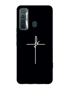 Чохол для TECNO Camon 17 з картинкою «Тонкий хрест» Чохол для TECNO Camon 17 з картинкою «Тонкий хрест»