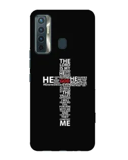 Чохол для TECNO Camon 17 з картинкою «Текстовий хрест» Чохол для TECNO Camon 17 з картинкою «Текстовий хрест»