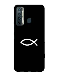 Чохол для TECNO Camon 17 з картинкою «Символ риби Jesus» Чохол для TECNO Camon 17 з картинкою «Символ риби Jesus»