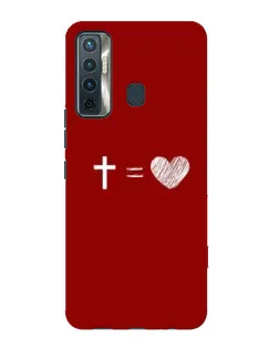 Чохол для TECNO Camon 17 з картинкою «Рівняння любові» Чохол для TECNO Camon 17 з картинкою «Рівняння любові»