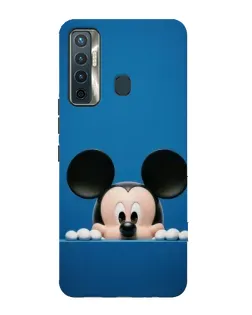 Чехол для TECNO Camon 17 с картинкой «Микки выглядывает» Чехол для TECNO Camon 17 с картинкой «Микки выглядывает»