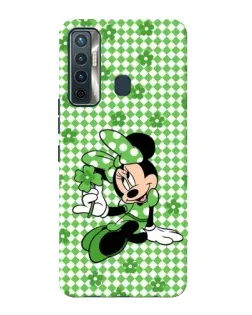 Чехол для TECNO Camon 17 с картинкой «Mickey в клетку» Чехол для TECNO Camon 17 с картинкой «Mickey в клетку»