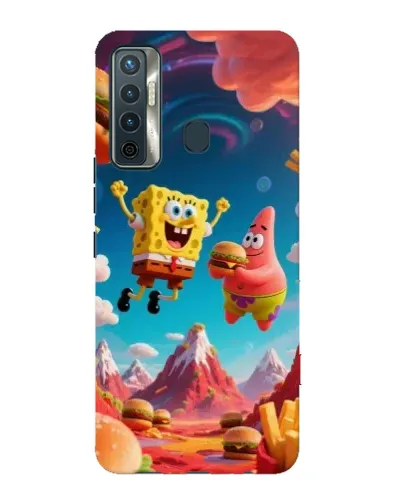 Чехол для TECNO Camon 17 с картинкой «Космический фастфуд» Чехол для TECNO Camon 17 с картинкой «Космический фастфуд»