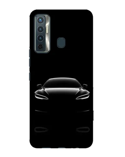 Чехол для TECNO Camon 17 с картинкой «Силуэт Tesla Night» Чехол для TECNO Camon 17 с картинкой «Силуэт Tesla Night»