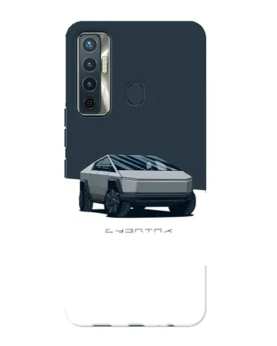 Чехол для TECNO Camon 17 с картинкой «Серебристый Cybertruck Tesla» Чехол для TECNO Camon 17 с картинкой «Серебристый Cybertruck Tesla»