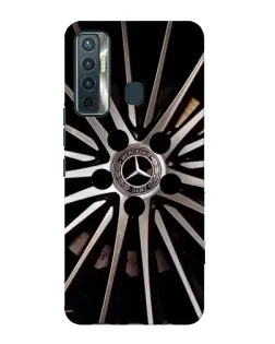 Чехол для TECNO Camon 17 с картинкой «Диск Mercedes» Чехол для TECNO Camon 17 с картинкой «Диск Mercedes»