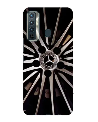Чехол для TECNO Camon 17 с картинкой «Диск Mercedes»