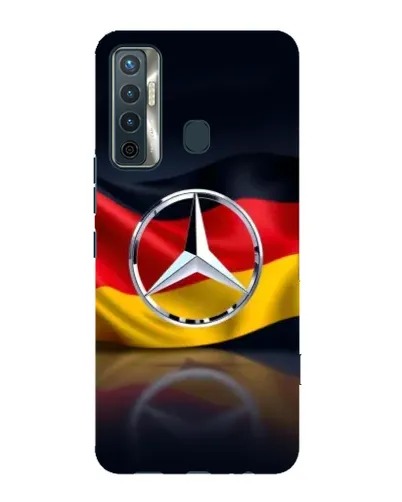 Чехол для TECNO Camon 17 с картинкой «Mercedes — флаг Германии» Чехол для TECNO Camon 17 с картинкой «Mercedes — флаг Германии»