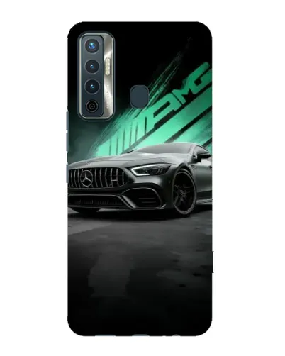 Чехол для TECNO Camon 17 с картинкой «Темный Mercedes AMG» Чехол для TECNO Camon 17 с картинкой «Темный Mercedes AMG»