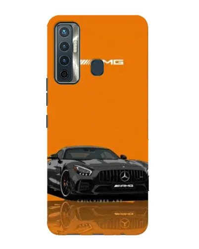 Чехол для TECNO Camon 17 с картинкой «Оранжевый Mercedes AMG» Чехол для TECNO Camon 17 с картинкой «Оранжевый Mercedes AMG»