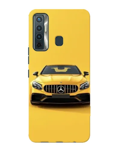 Чехол для TECNO Camon 17 с картинкой «Желтый Mercedes GT» Чехол для TECNO Camon 17 с картинкой «Желтый Mercedes GT»