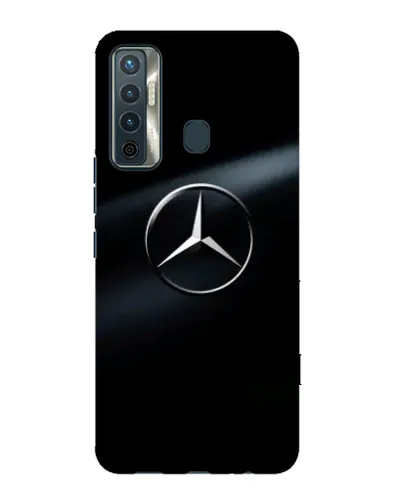 Чехол для TECNO Camon 17 с картинкой «Mercedes на металле» Чехол для TECNO Camon 17 с картинкой «Mercedes на металле»