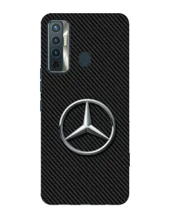 Чехол для TECNO Camon 17 с картинкой «Карбоновый Mercedes стиль»