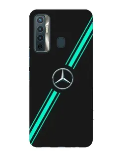 Чехол для TECNO Camon 17 с картинкой «Спортивные линии Mercedes» Чехол для TECNO Camon 17 с картинкой «Спортивные линии Mercedes»