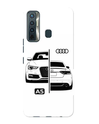 Чехол для TECNO Camon 17 с картинкой «Audi — контрастный дизайн» Чехол для TECNO Camon 17 с картинкой «Audi — контрастный дизайн»