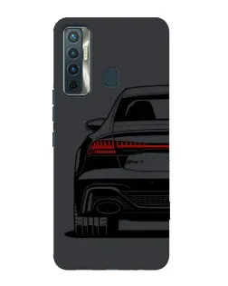 Чехол для TECNO Camon 17 с картинкой «Задняя часть Audi — арт»