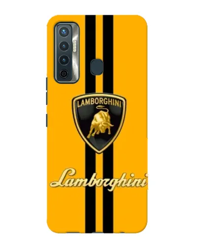 Чехол для TECNO Camon 17 с картинкой «Lamborghini Stripe желтый» Чехол для TECNO Camon 17 с картинкой «Lamborghini Stripe желтый»