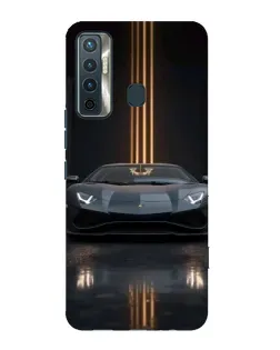 Чохол для TECNO Camon 17 з картинкою «Lamborghini золоті лінії» Чохол для TECNO Camon 17 з картинкою «Lamborghini золоті лінії»