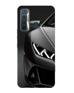Чехол для TECNO Camon 17 с картинкой «Lamborghini фары детализация»