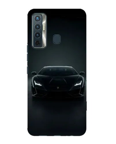 Чехол для TECNO Camon 17 с картинкой «Черный Lamborghini Aventador» Чехол для TECNO Camon 17 с картинкой «Черный Lamborghini Aventador»