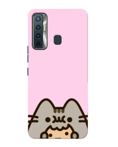 Чехол для TECNO Camon 17 с картинкой «Pusheen и печенье» Чехол для TECNO Camon 17 с картинкой «Pusheen и печенье»
