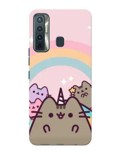 Чехол для TECNO Camon 17 с картинкой «Единорог Pusheen» Чехол для TECNO Camon 17 с картинкой «Единорог Pusheen»