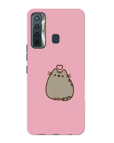 Чехол для TECNO Camon 17 с картинкой «Pusheen сердце» Чехол для TECNO Camon 17 с картинкой «Pusheen сердце»