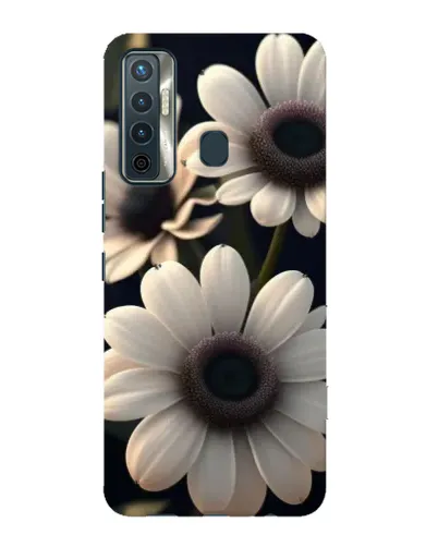 Чехол для TECNO Camon 17 с картинкой «Белые маргаритки макро» Чехол для TECNO Camon 17 с картинкой «Белые маргаритки макро»