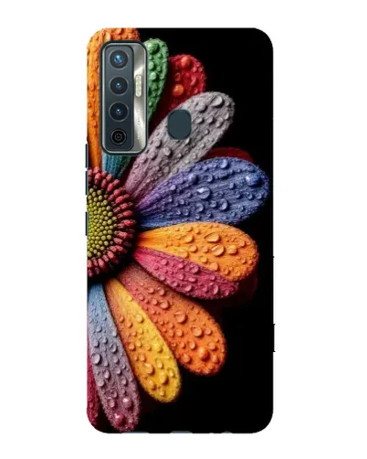 Чехол для TECNO Camon 17 с картинкой «Радужный цветок» Чехол для TECNO Camon 17 с картинкой «Радужный цветок»