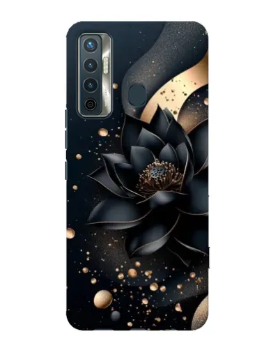 Чехол для TECNO Camon 17 с картинкой «Черный лотос» Чехол для TECNO Camon 17 с картинкой «Черный лотос»