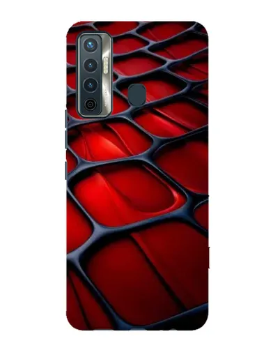 Чехол для TECNO Camon 17 с картинкой «Красная глянцевая сетка» Чехол для TECNO Camon 17 с картинкой «Красная глянцевая сетка»
